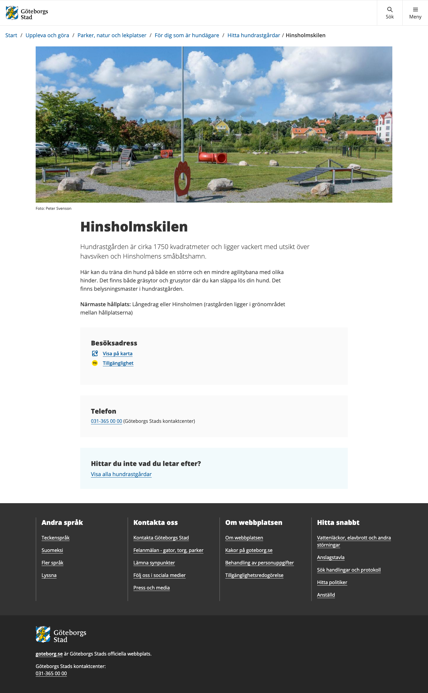 Hinsholmskilen hundrastgård