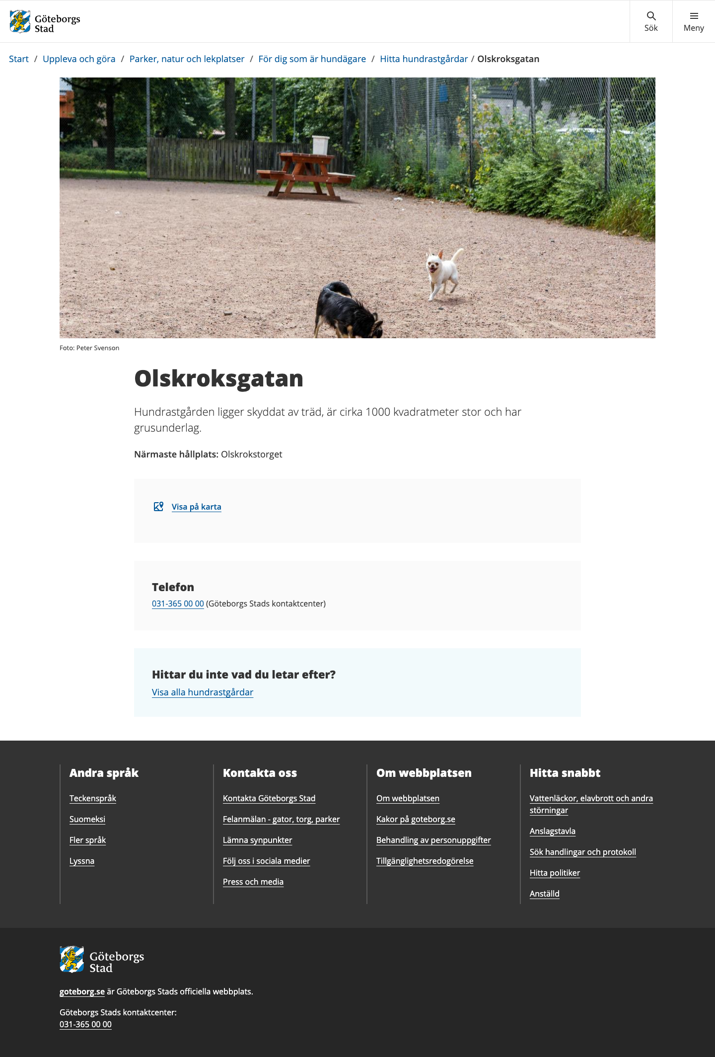 Olskroksgatan hundrastgård