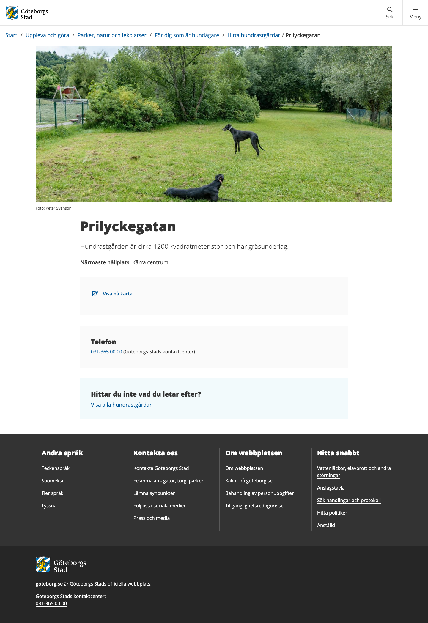 Prilyckegatan hundrastgård