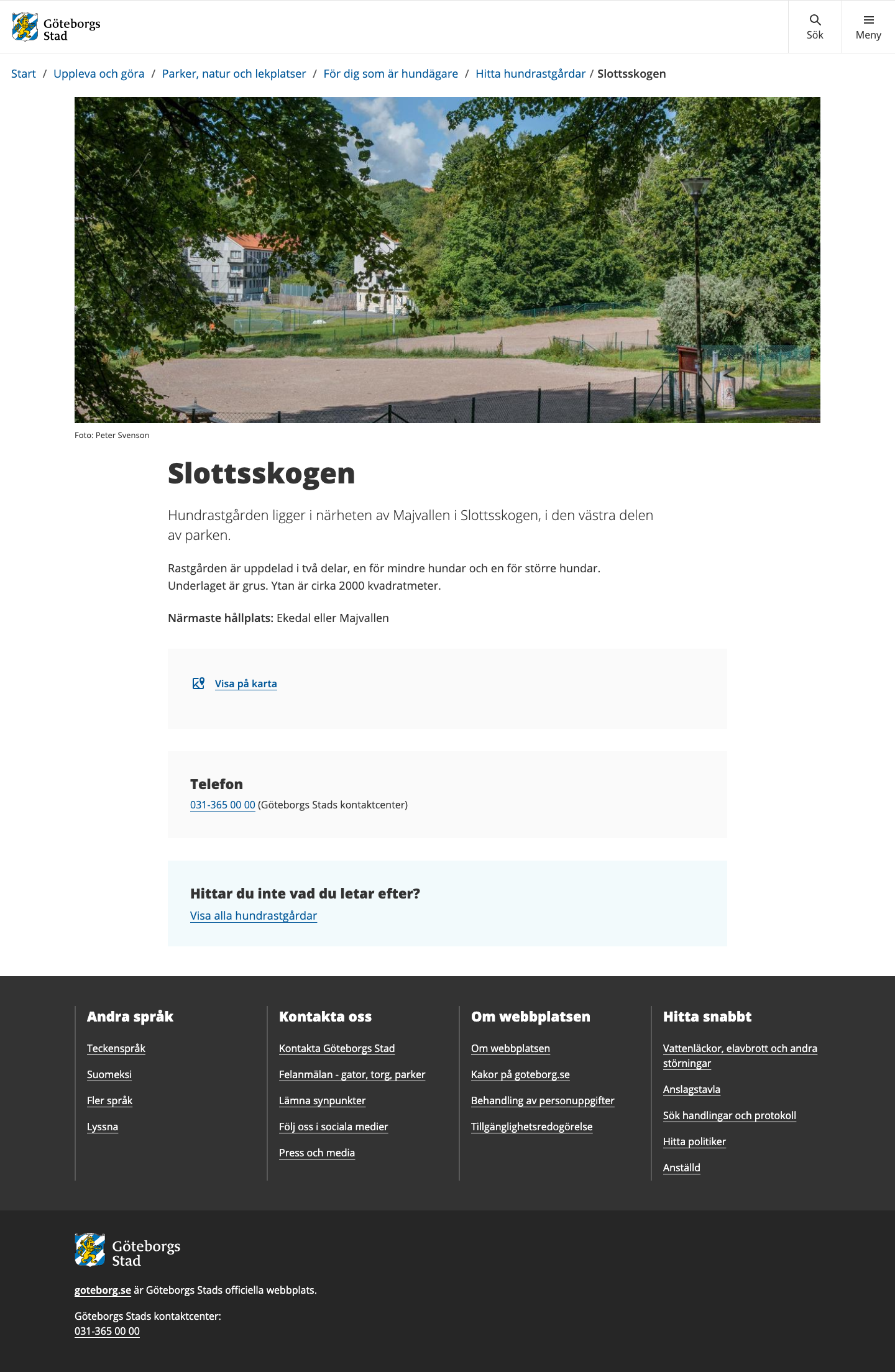 Slottsskogen hundrastgård